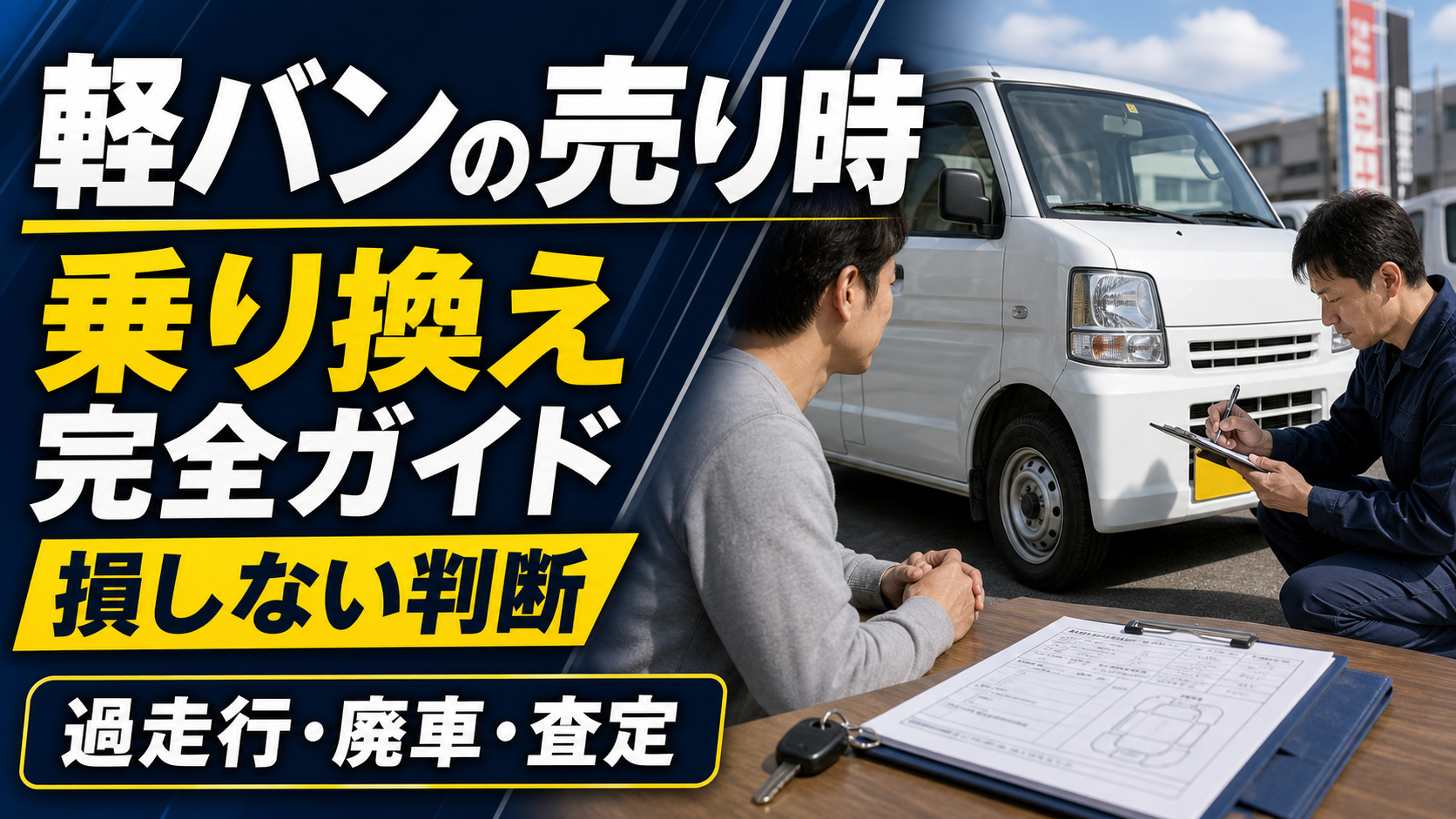 軽バンの売り時と乗り換え完全ガイドのサムネイル