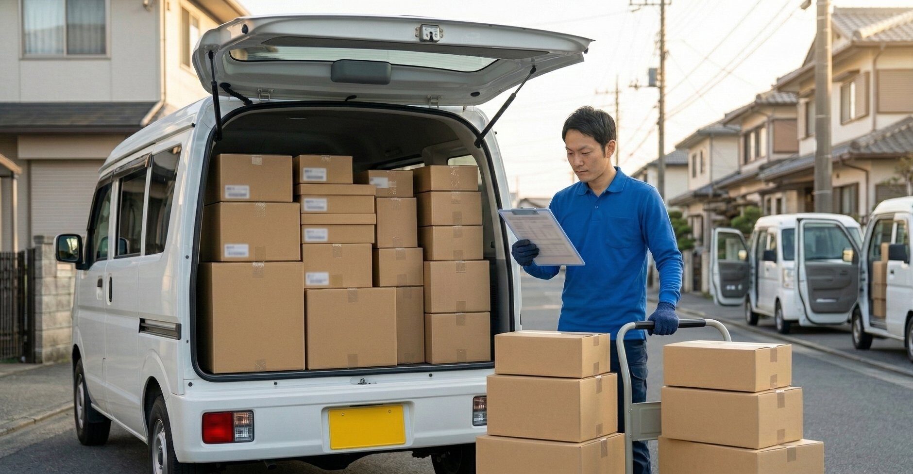 軽貨物ドライバー配達イメージ