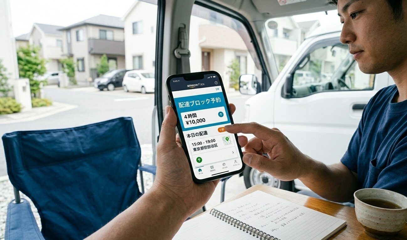 Amazon Flex仕組みとアプリ画面