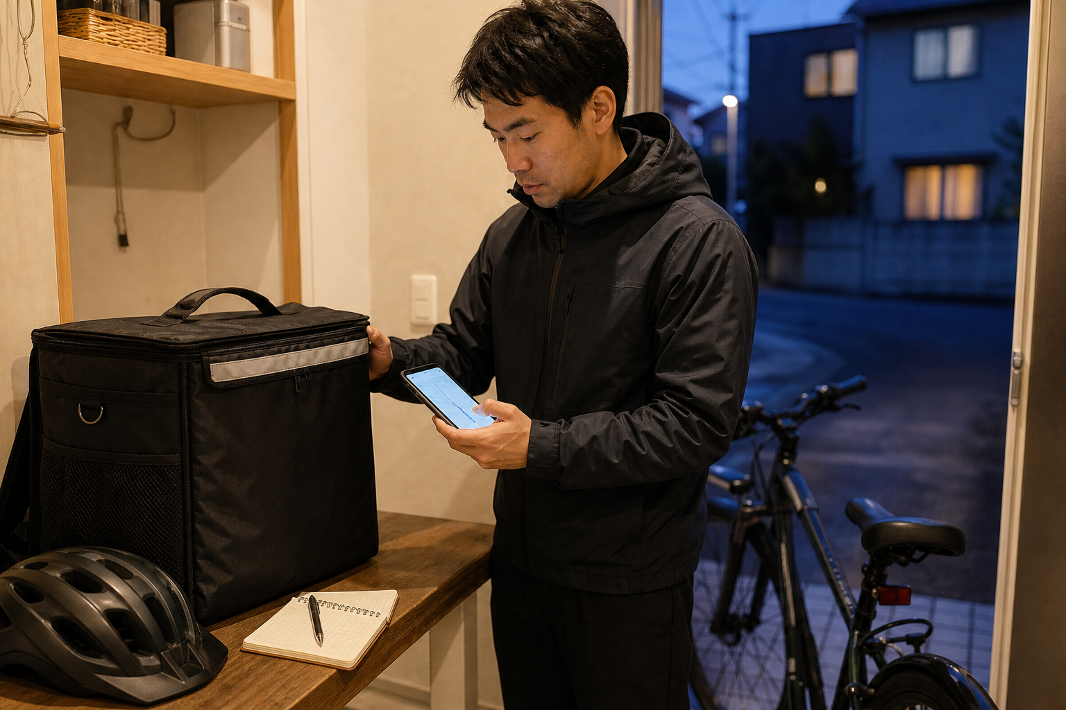 医薬品配送 個人事業主が費用と条件を確認する作業イメージ