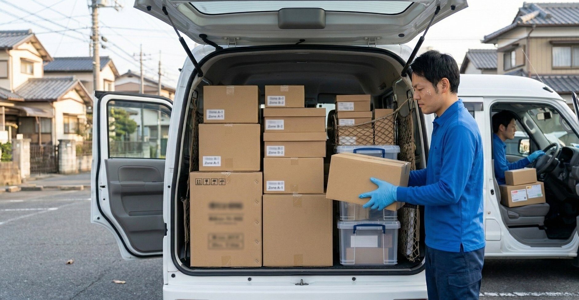 軽貨物荷物の積み方