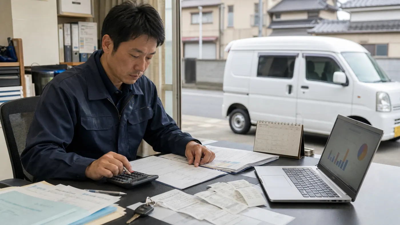 軽貨物の固定費と変動費から最低受注額を計算する事業者