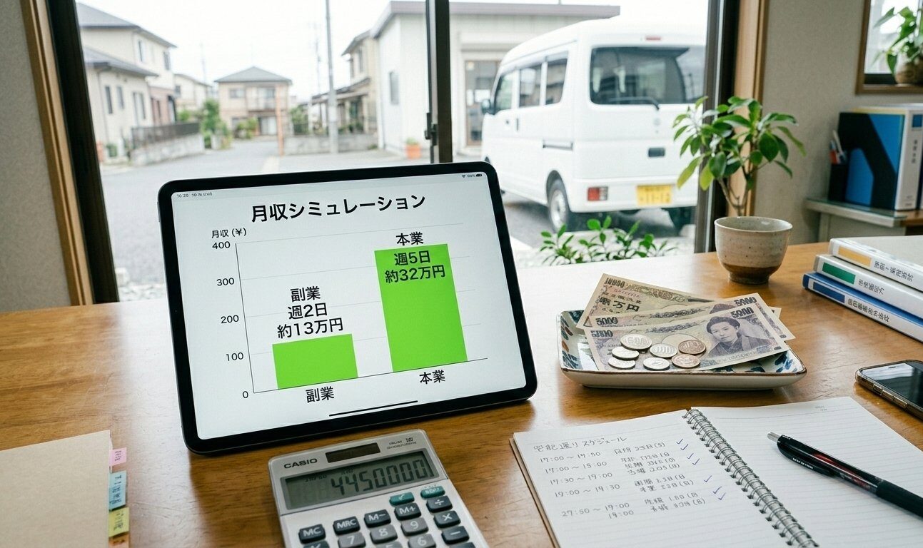 Amazon Flex月収シミュレーション