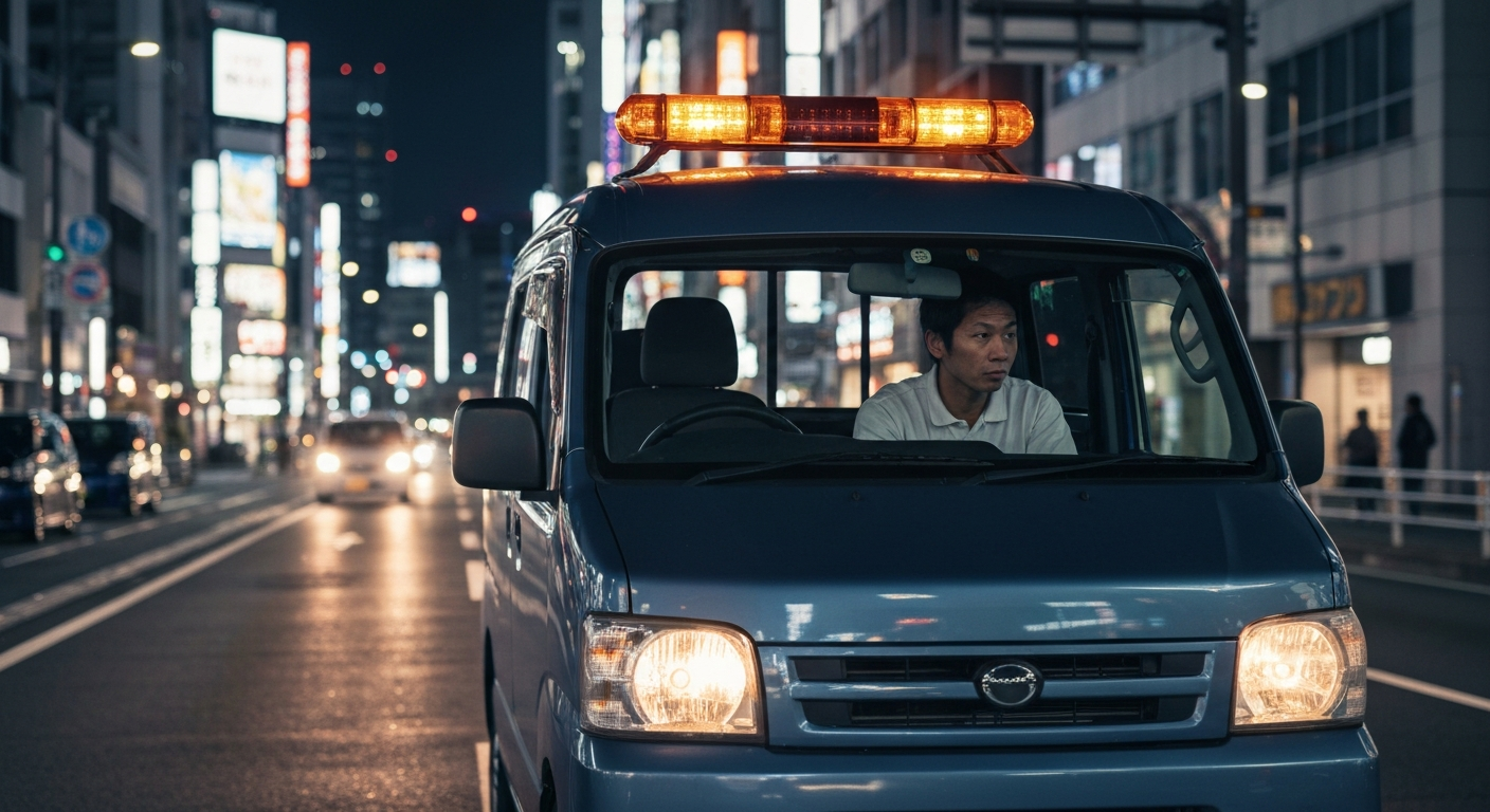 軽貨物ドライバー 駐車 配達