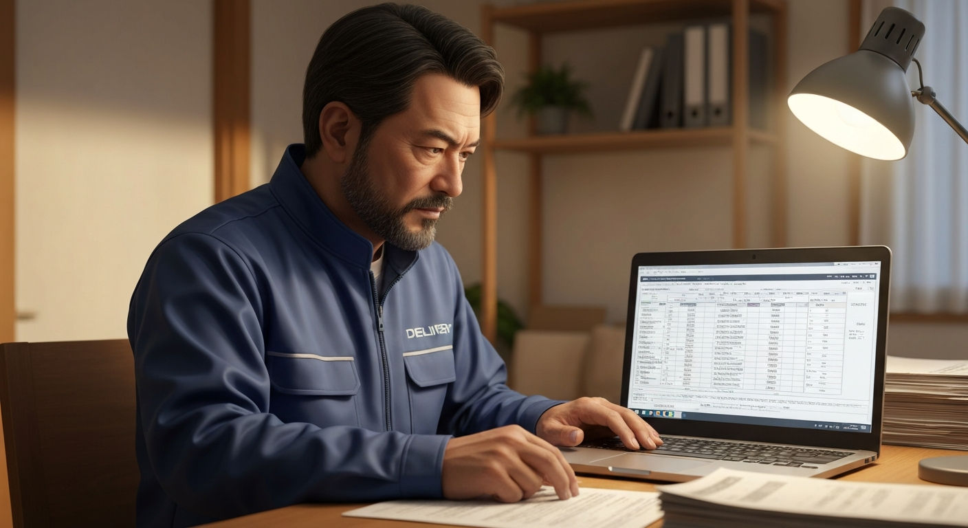 軽貨物ドライバー 税金 節税 PC作業