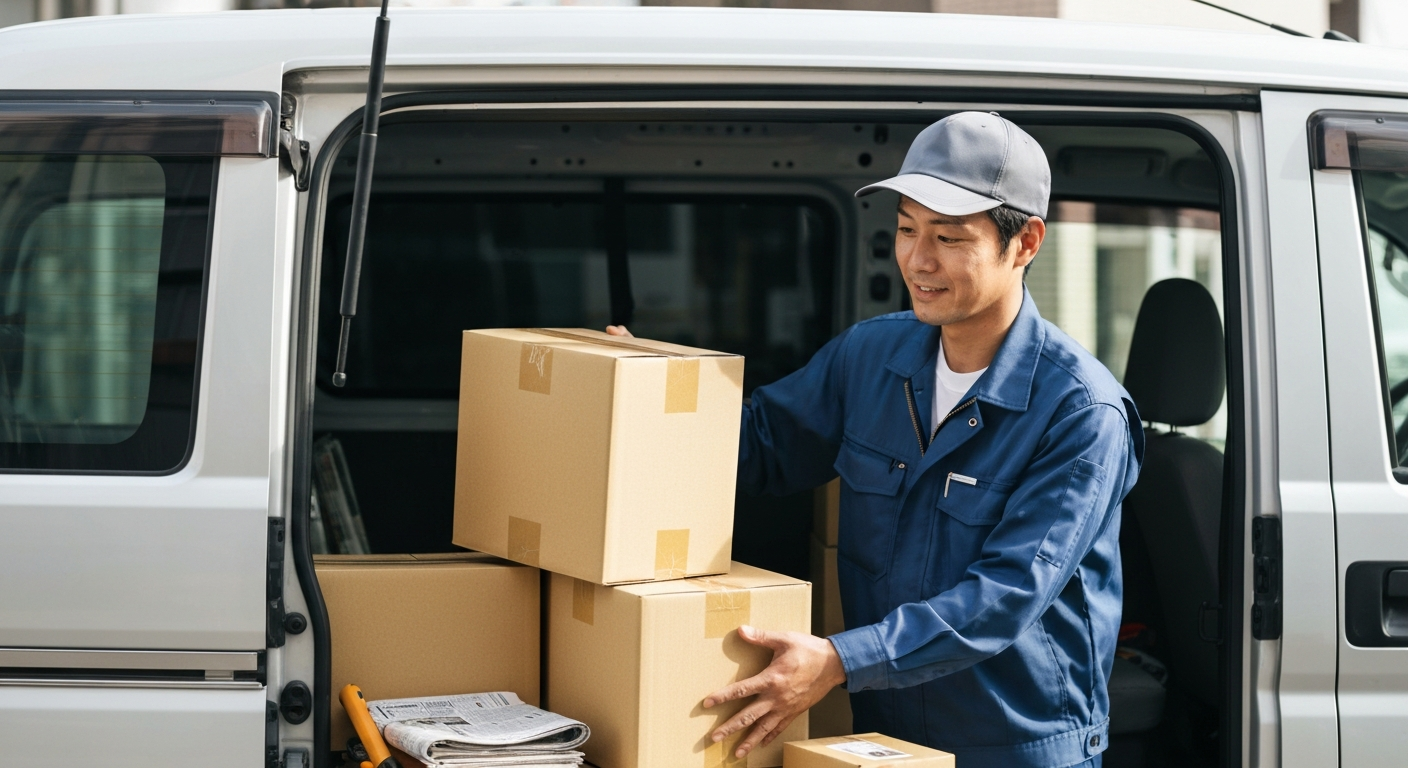 軽貨物ドライバー 荷物 丁寧な積み込み