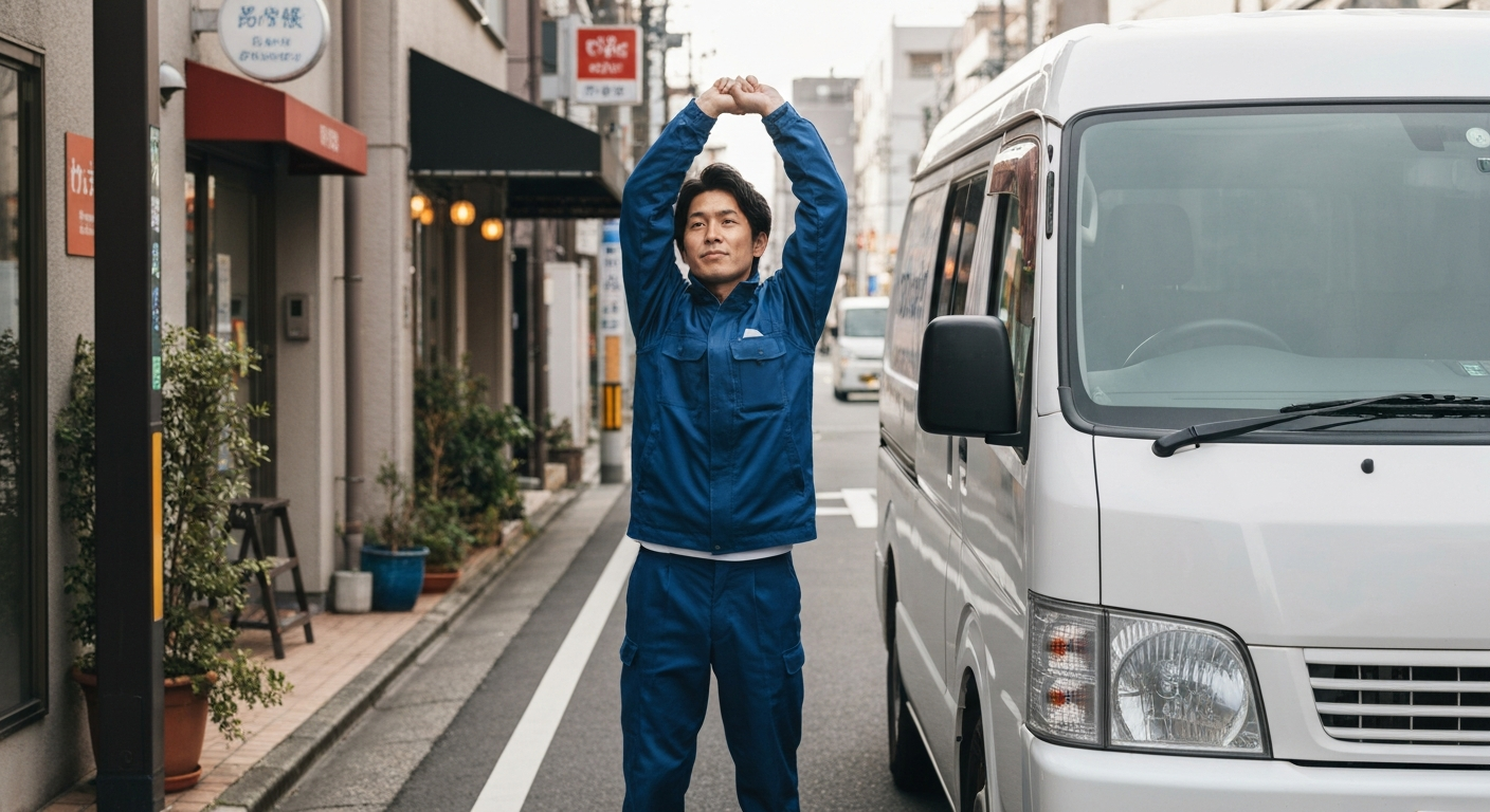 軽貨物ドライバー ストレッチ 体調管理