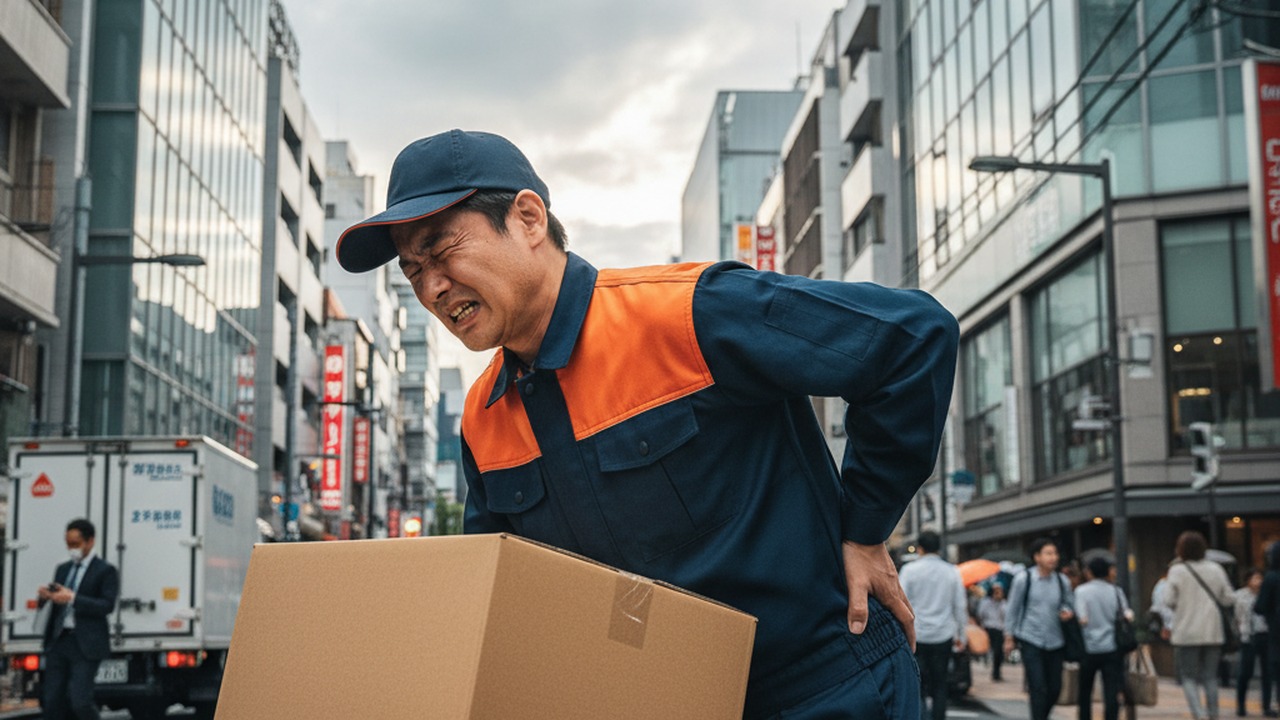 軽貨物ドライバーが腰痛に