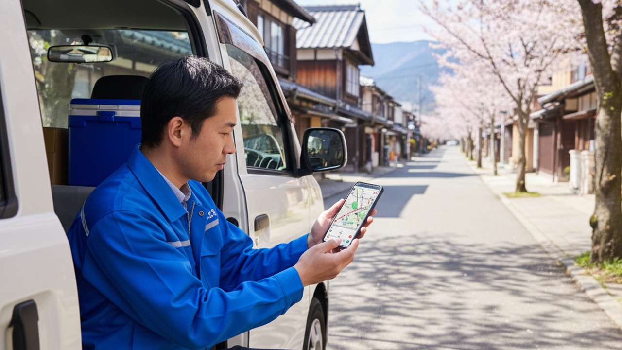 時間帯別の配達効率