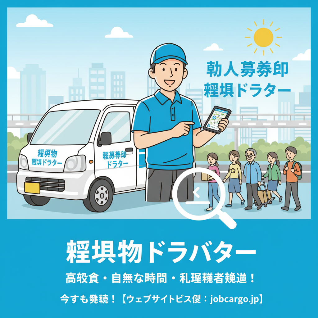 軽貨物ドライバーの求人・仕事の探し方完全ガイド