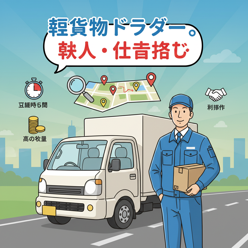 軽貨物ドライバーの求人・仕事の探し方完全ガイド