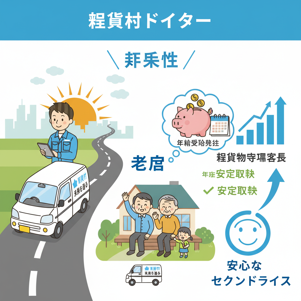 軽貨物ドライバーの将来性は？老後・年金・キャリアアップの現実