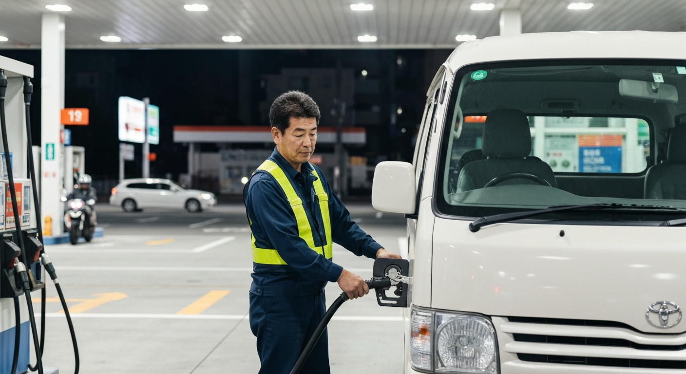 軽貨物ドライバーのガソリン代