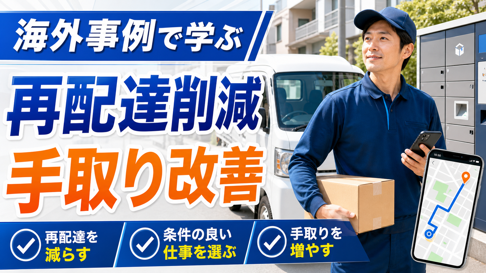 海外事例で軽貨物の再配達削減と手取り改善を学ぶサムネイル