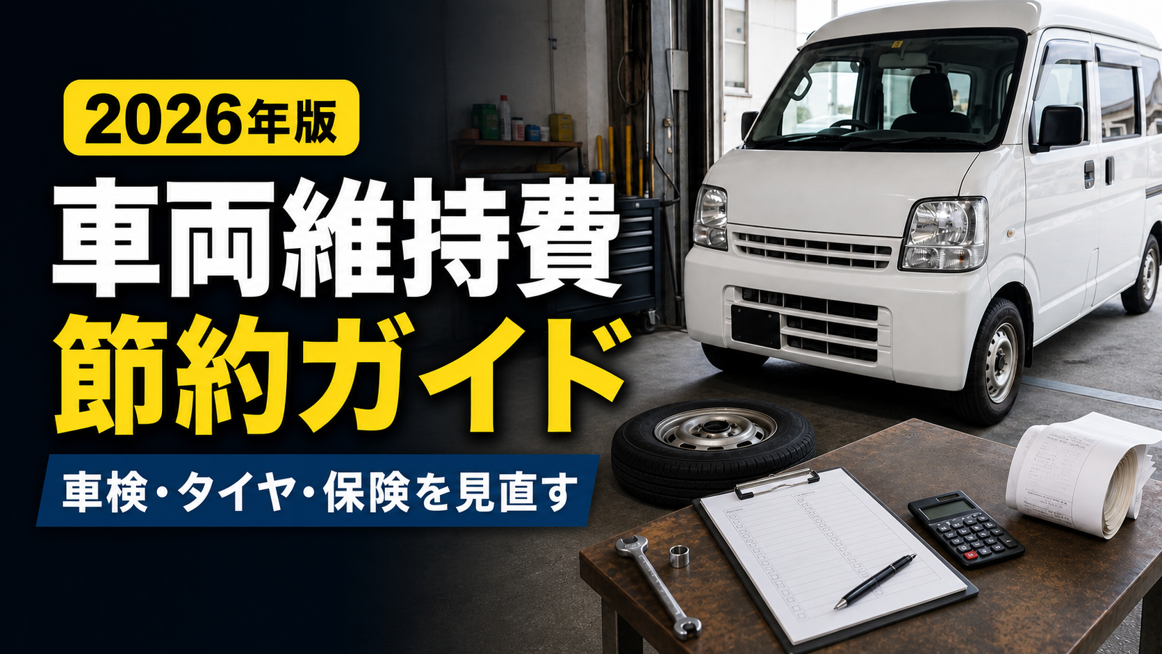 軽貨物ドライバー向け車両維持費節約ガイドのサムネイル