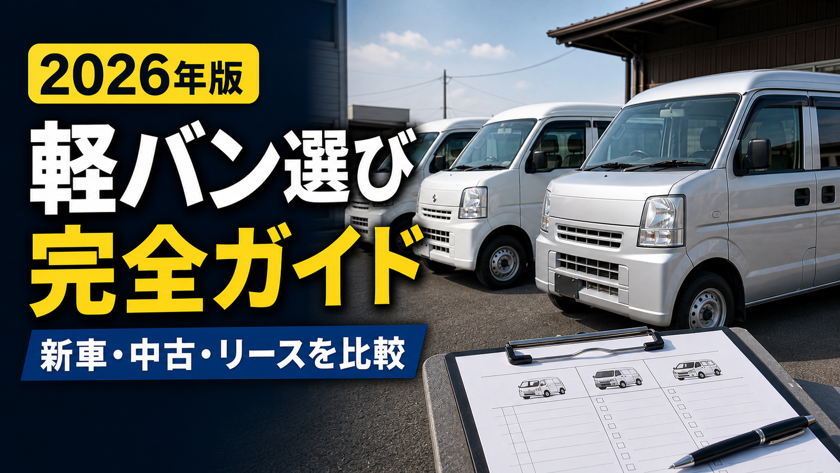 軽貨物ドライバー向け軽バン選び完全ガイドのサムネイル