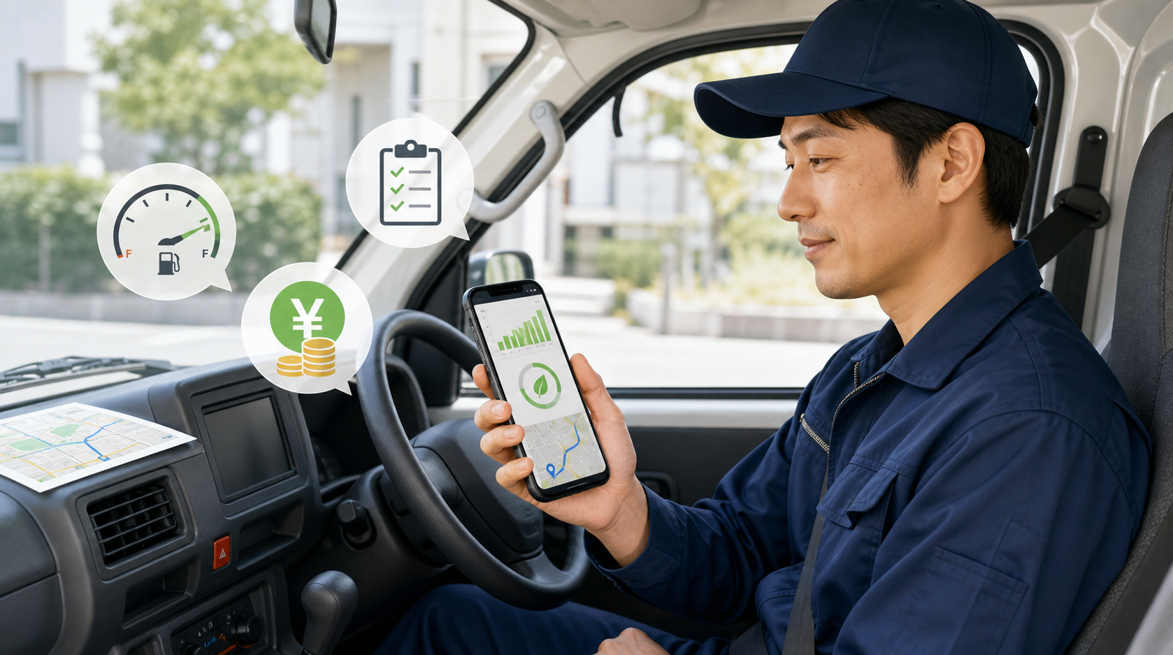 軽貨物ドライバーの仕事風景