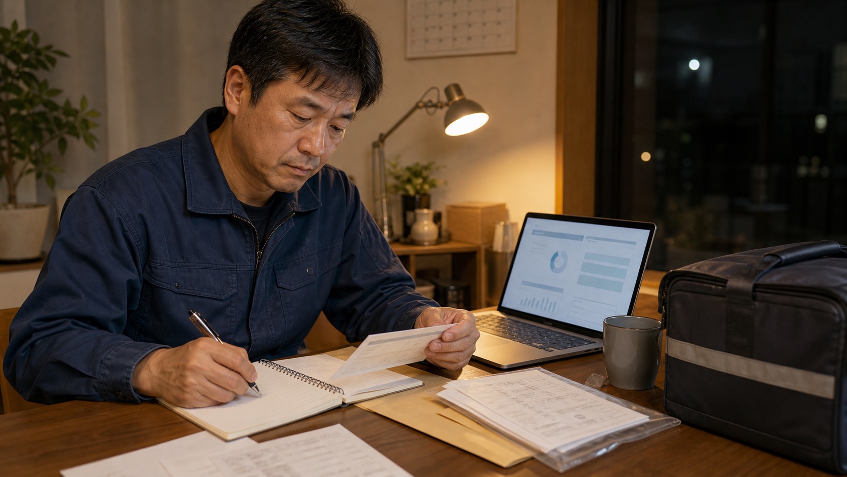 休業時の収入防衛計画を作る軽貨物ドライバー