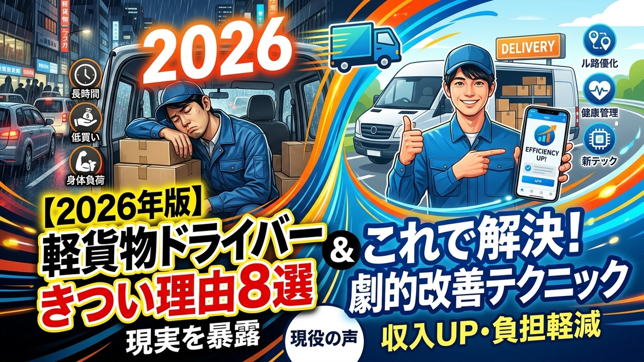 【2026年版】軽貨物ドライバーが企業系案件を獲得する方法