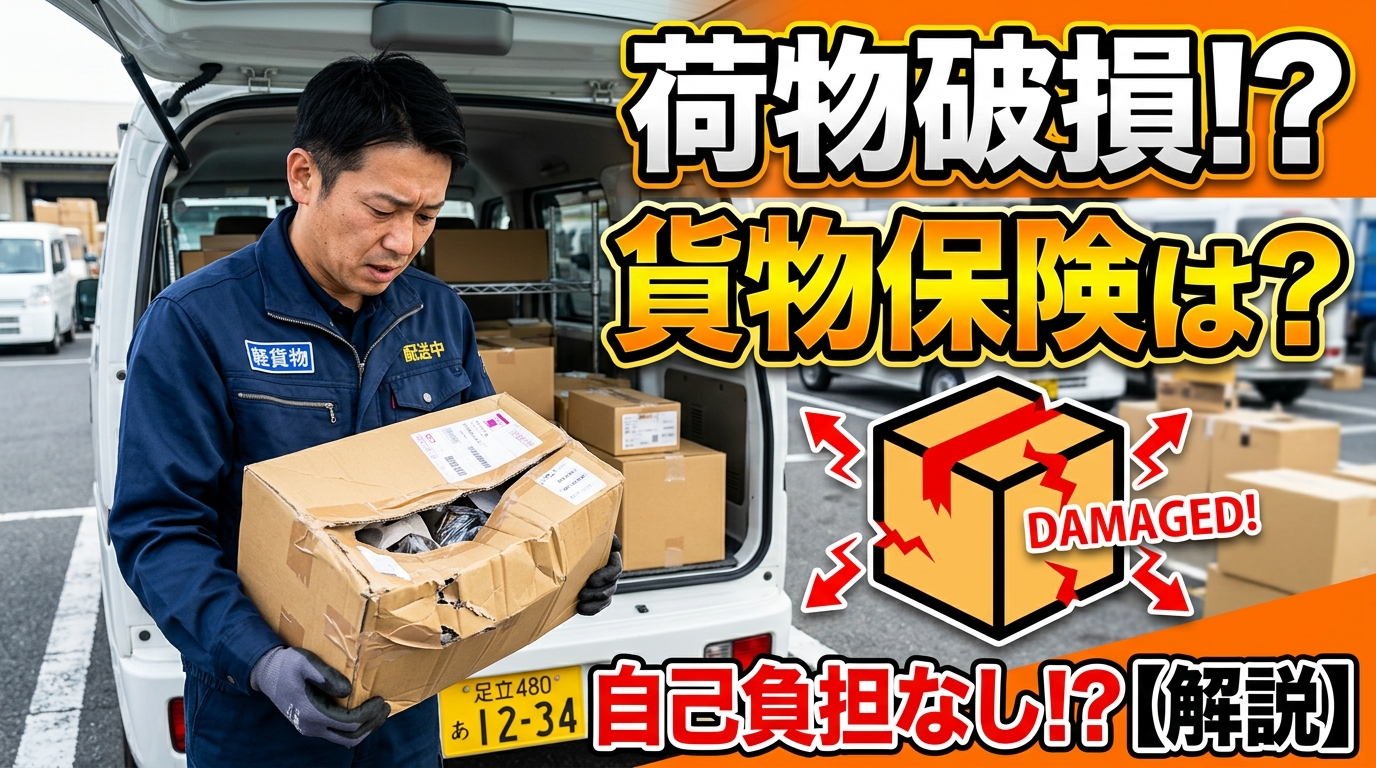 軽貨物ドライバー 荷物破損 貨物保険